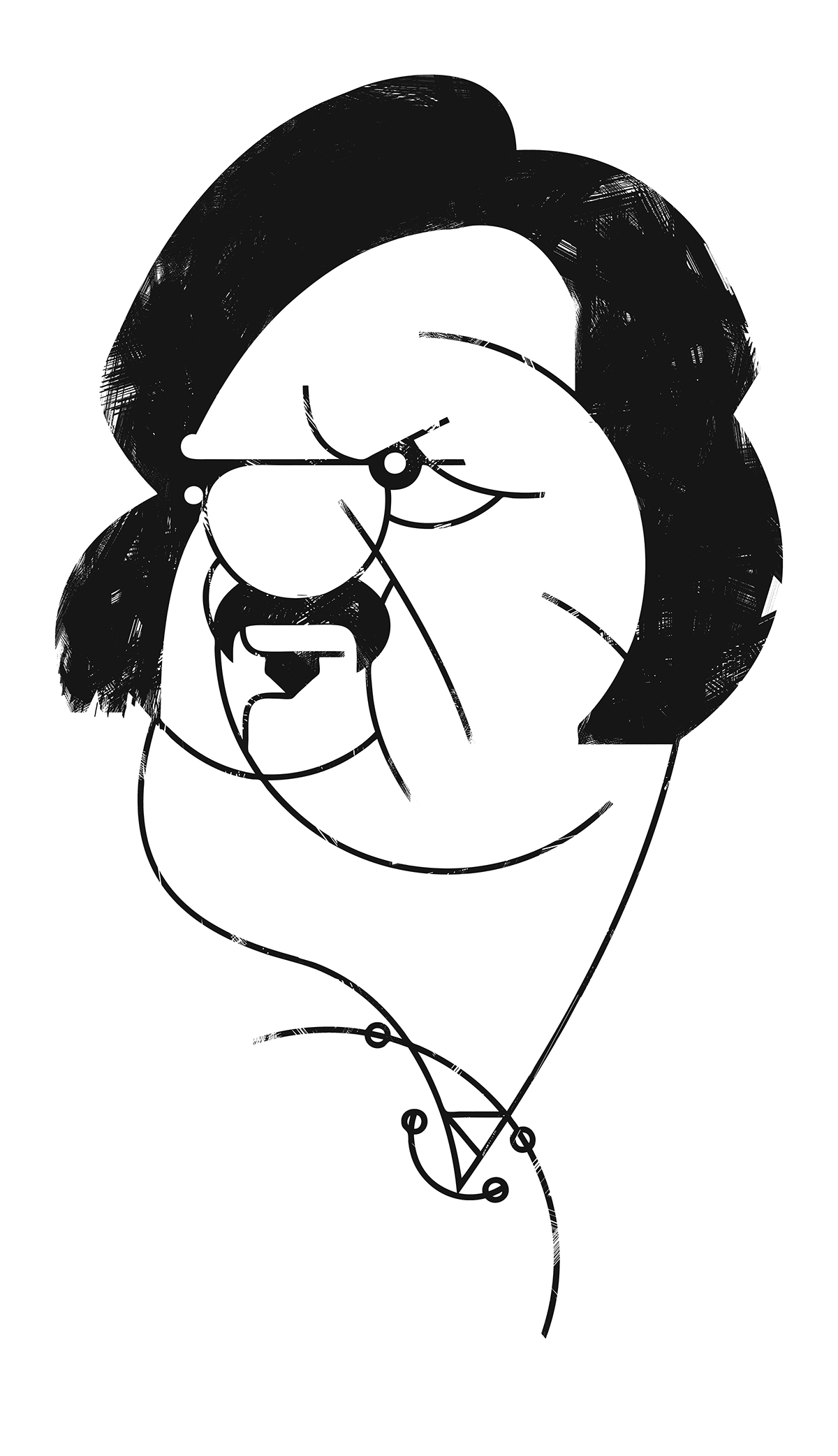 Honoré de Balzac por Fábio Abreu
