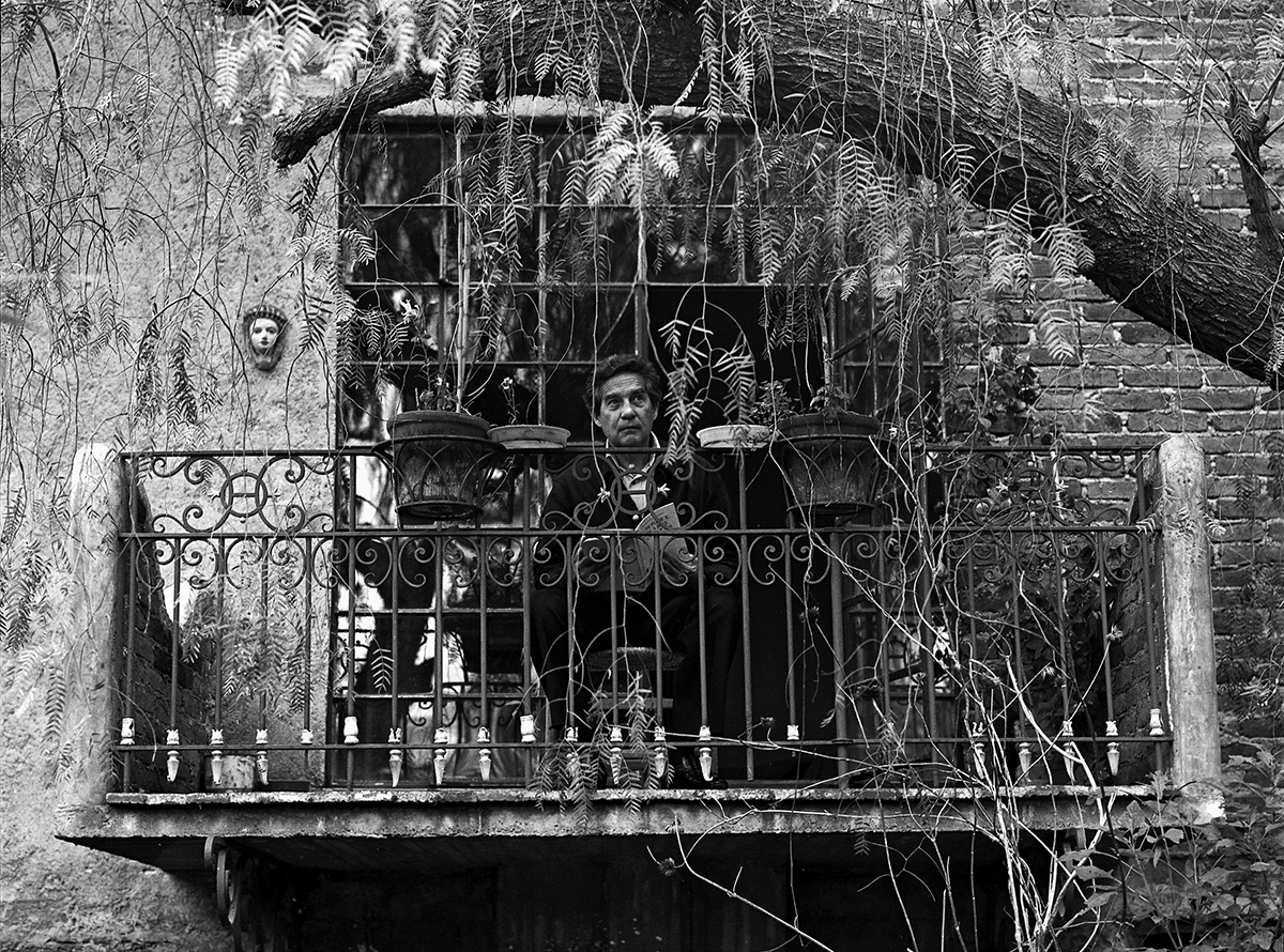 Octavio Paz na Cidade do México, em 1977