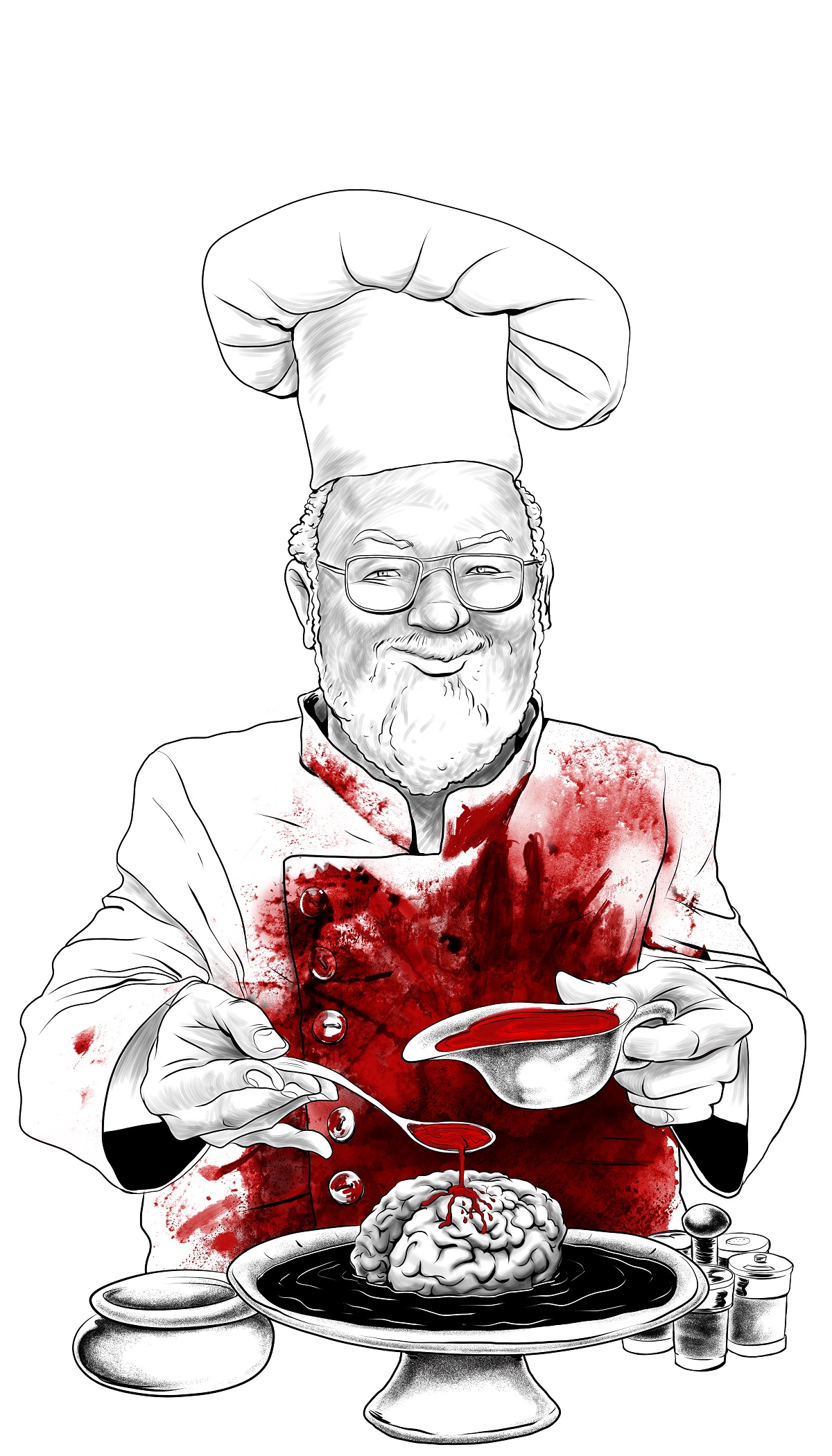 Ilustração: Thomas Harris por Ramon Muniz