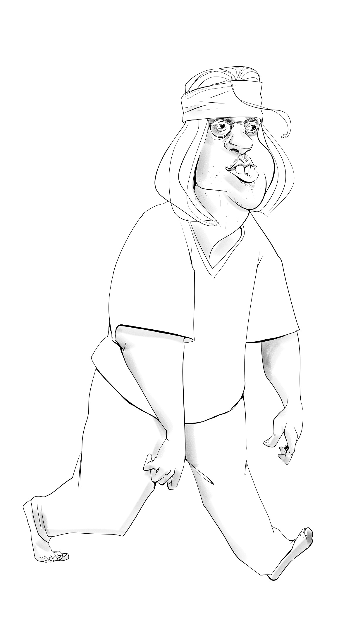 Ilustração: David Foster Wallace por Ramon Muniz