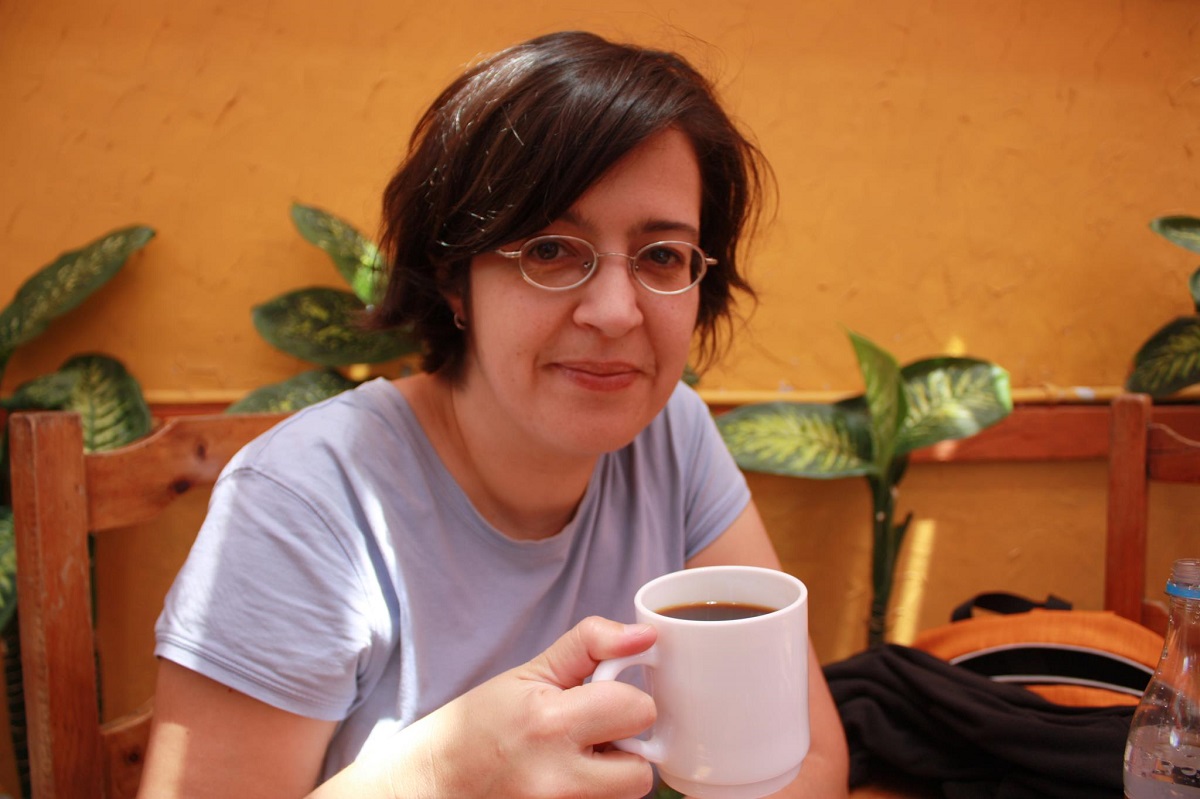 Angélica Freitas, autora do poema Mulher de respeito
