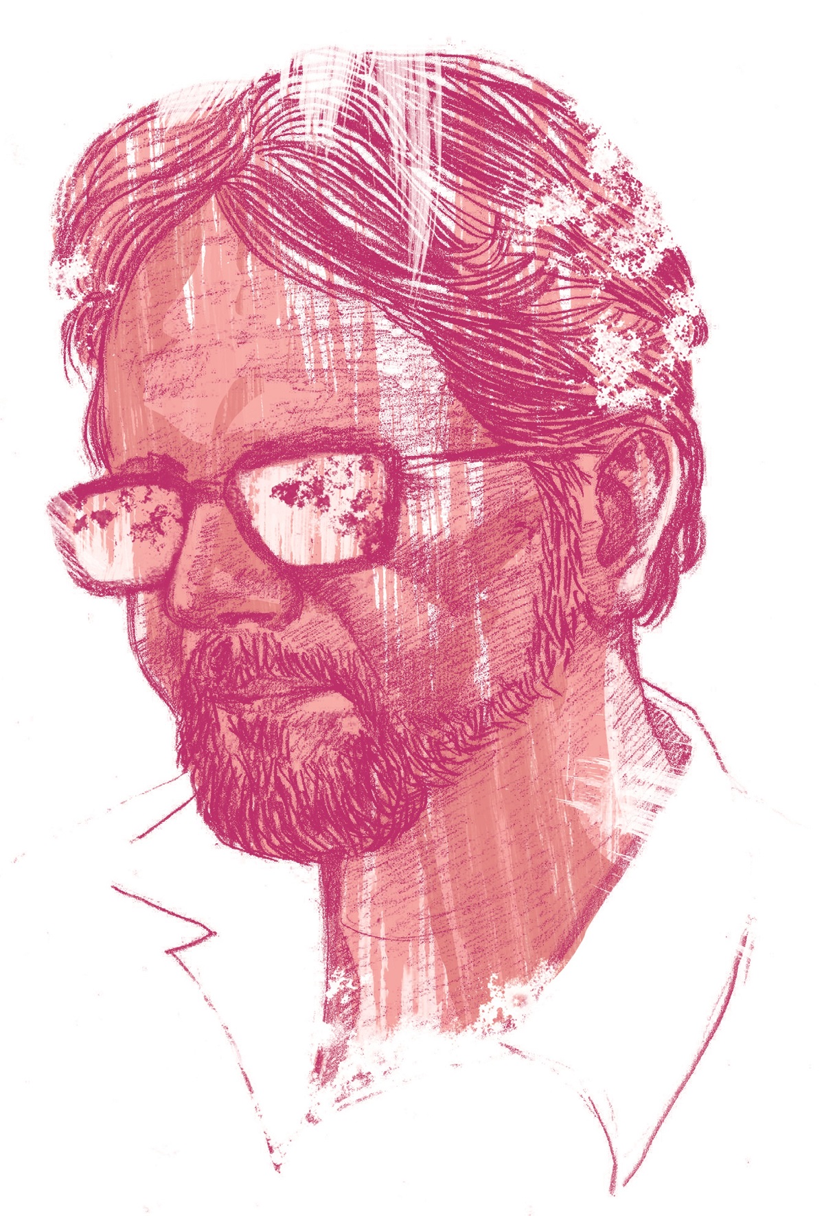 Ilustração: Cristovão Tezza por Robson Vilalba