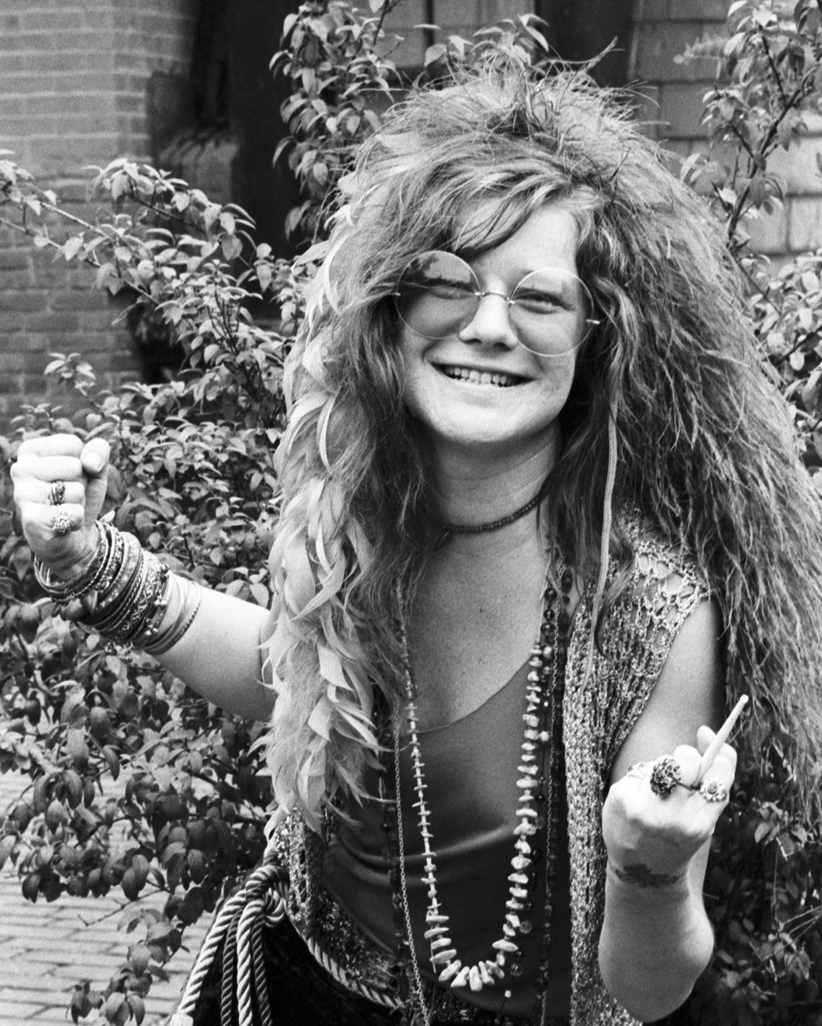 Janis Joplin morreu em 4 de outubro de 1970, aos 27 anos. Foto: David Gahr