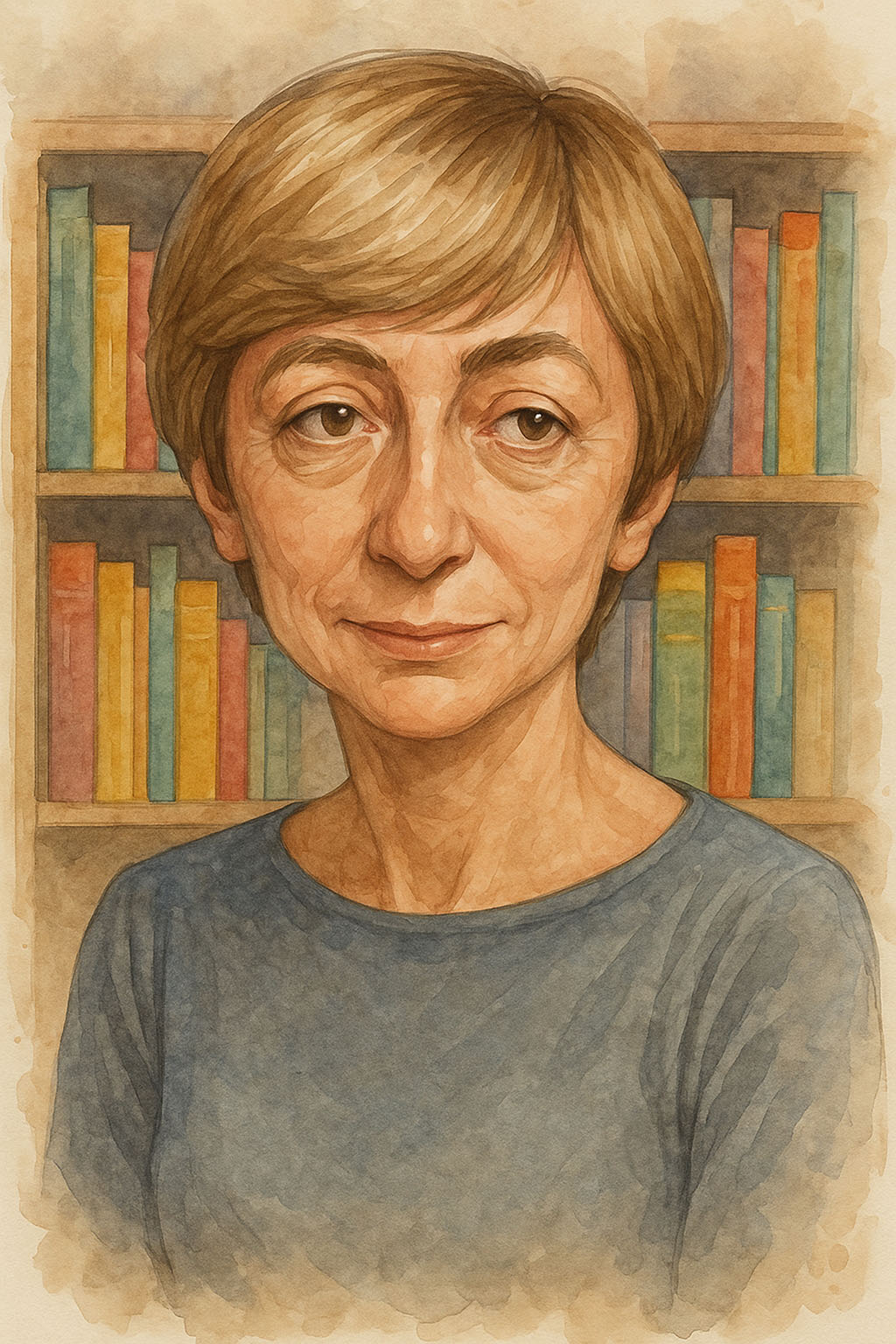 Françoise Sagan por Italo Amatti