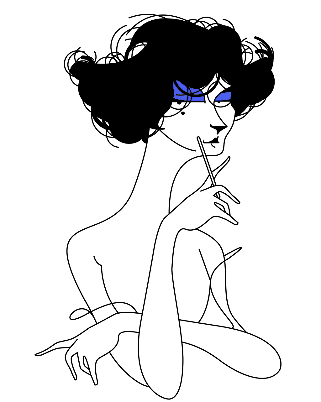 Ilustração: Colette por Fabio Abreu